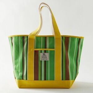 NWT Urban Outfitters BDG Oversized Zip Top Striped Tote Bag